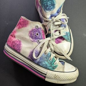 Converse Multicolor Floral High-Tops